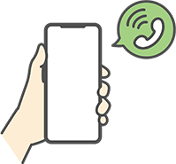 スマートフォンのイラスト